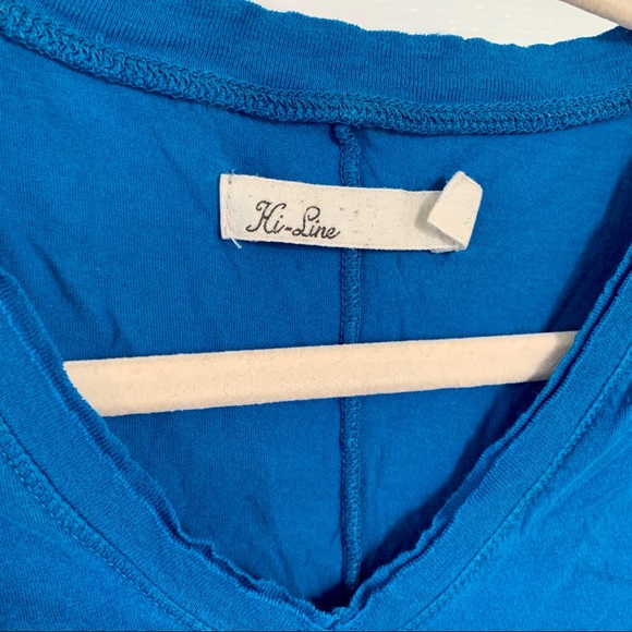 Hi-Line Blue tee - Picture 2 of 4